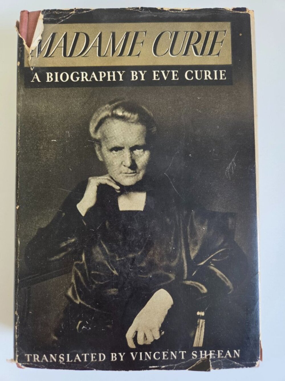 Madame Curie: A Biography By Eve Curie 1937 Hardcover Doubleday Doran Edition